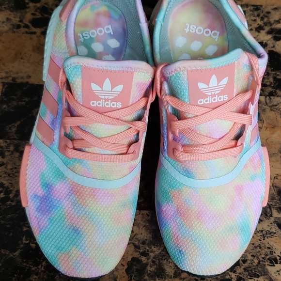 Adidas NMD R1 Tie Dye Athletic Sneakers - Size 8 - Picture 12 of 16
